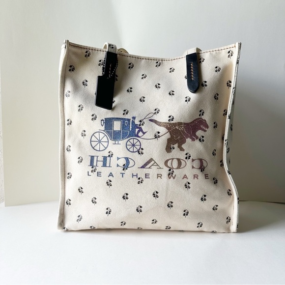 Coach Tote With Reverse Rexy And Carriage Bag - Picture 1 of 12